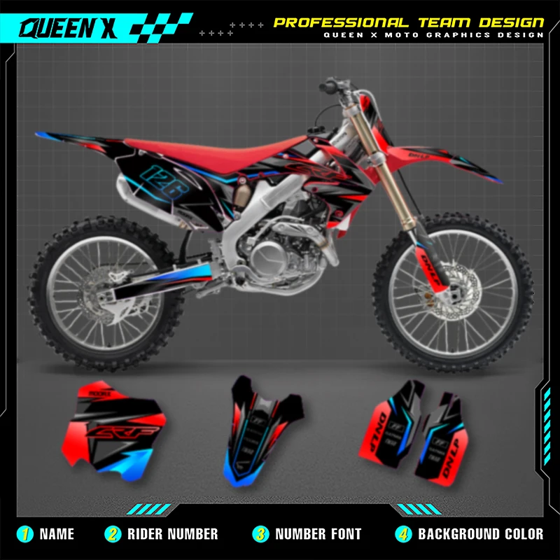 Queen X MOTOR Custom Team Graphics Decals Stickers Kit For Honda CRF250 CRF250R 2010 2011 2012 2013 CRF450 CRF450R 2009-2012
Queen X MOTOR Custom Team Graphics Decals Stickers Kit For Honda CRF250 CRF250R 2010 2011 2012 2013 CRF450 CRF450R 2009-2012
