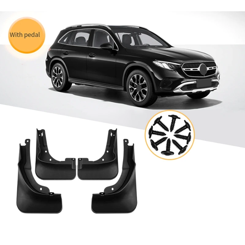 Car Mudflapor For Mercedes Benz GLC With Pedal 2023+ Fender Mud Guard Flap Splash Flaps Mudguards Replacement Accessories
Car Mudflapor For Mercedes Benz GLC With Pedal 2023+ Fender Mud Guard Flap Splash Flaps Mudguards Replacement Accessories