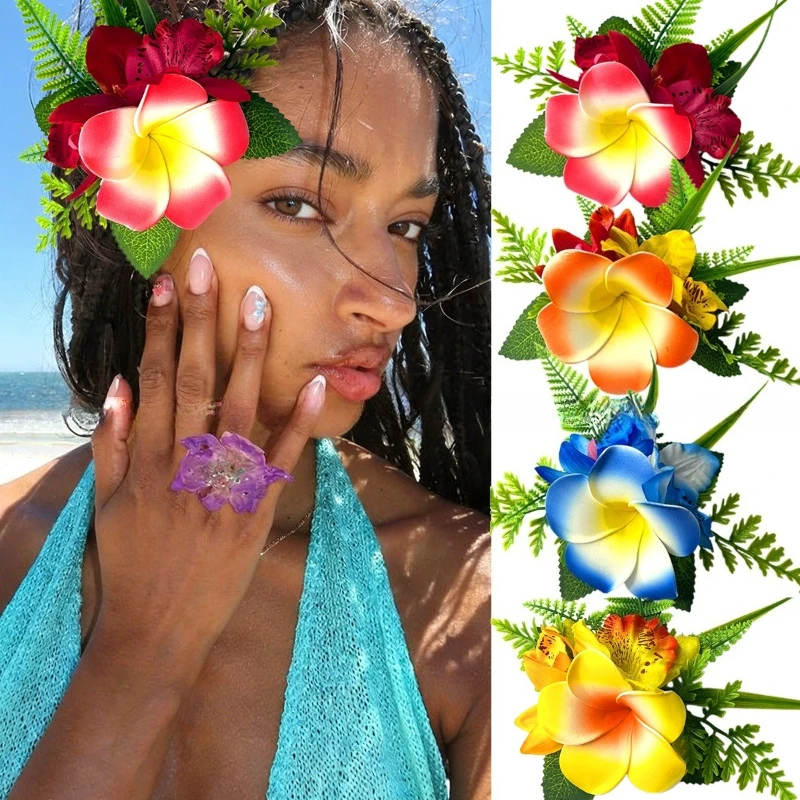 Hawaiian Gradient Frangipani Hair Clip – Lightweight Artificial Flower Hair Accessory for Women Beach, Vacation, and Festive
Hawaiian Gradient Frangipani Hair Clip – Lightweight Artificial Flower Hair Accessory for Women Beach, Vacation, and Festive