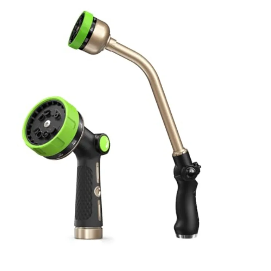 RAINPOINT Garden Hose Nozzle Watering Wand Set Adjustable Sprayer for Plants Durable Plastic with Soft Grip Silver Finish Preci
RAINPOINT Garden Hose Nozzle Watering Wand Set Adjustable Sprayer for Plants Durable Plastic with Soft Grip Silver Finish Preci
