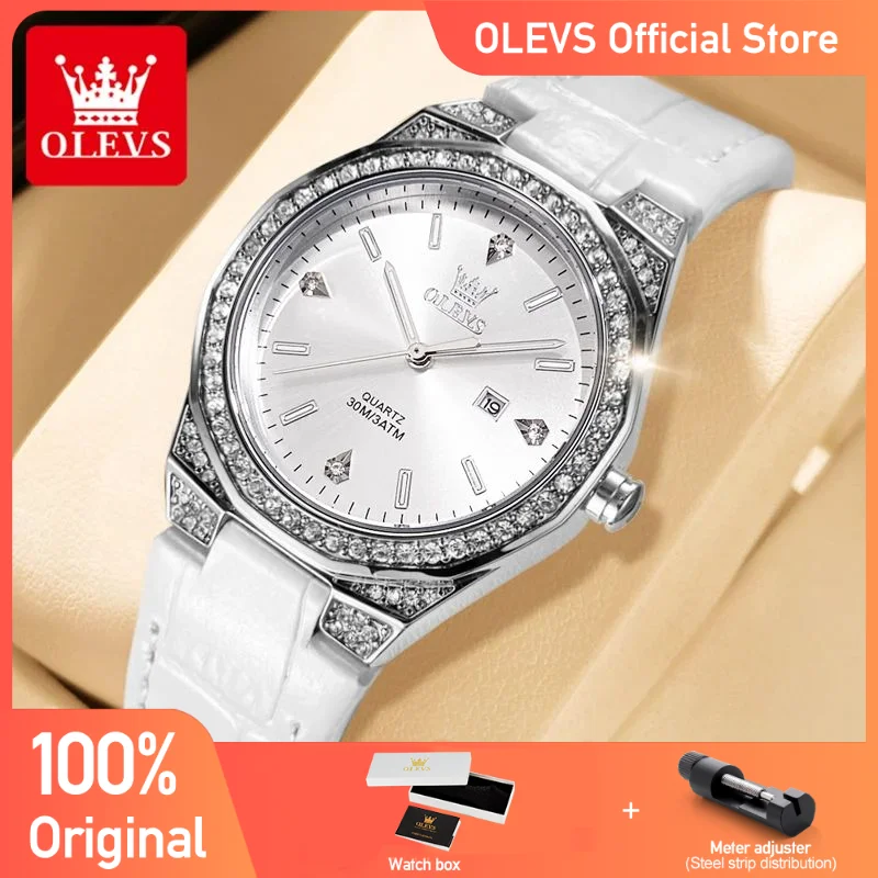 OLEVS 5606 Women‘s Watch Original Light Luxury Fashion Quartz Wristwatch Diamond Bezel Reloj Waterproof Luminous Ladies Watch
OLEVS 5606 Women‘s Watch Original Light Luxury Fashion Quartz Wristwatch Diamond Bezel Reloj Waterproof Luminous Ladies Watch