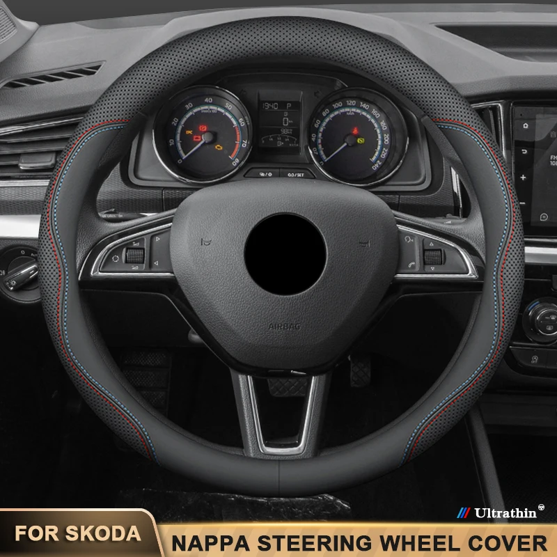 Car Leather Steering Wheel Cover For Skoda VRS Kodiaq Karoq Kamiq Octavia a5 a7 RS Scala Superb Yeti Fabia 2 ENYAQ Citigo Vision
Car Leather Steering Wheel Cover For Skoda VRS Kodiaq Karoq Kamiq Octavia a5 a7 RS Scala Superb Yeti Fabia 2 ENYAQ Citigo Vision