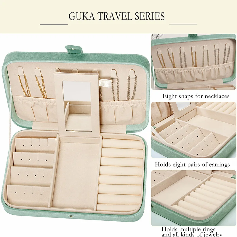 Mini Jewelry Storage Box Portable Home Travel Earrings Necklace Storage Case for Women Ring Organizer Leather Display Case
Mini Jewelry Storage Box Portable Home Travel Earrings Necklace Storage Case for Women Ring Organizer Leather Display Case