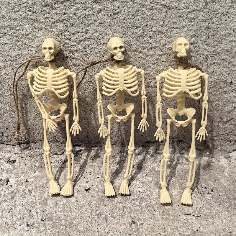 6pcs Halloween Skull Hanging Ghost Simulated Human Skeleton Bones Halloween Party Kids Favors Home Haunted House Hanging Decor
6pcs Halloween Skull Hanging Ghost Simulated Human Skeleton Bones Halloween Party Kids Favors Home Haunted House Hanging Decor