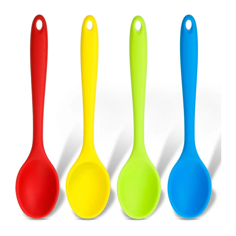 4Pcs Long Handle Mixing Spoons Silicone Spoons Set Baking Serving Spoon Heat Resistant Soup Spoon Tableware Kitchen Accessories
4Pcs Long Handle Mixing Spoons Silicone Spoons Set Baking Serving Spoon Heat Resistant Soup Spoon Tableware Kitchen Accessories