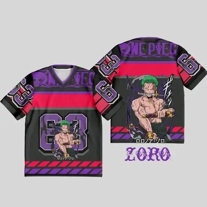 Summer 2026 One Piece Rolonoa Sauron Themed American Sports Jersey 3D Print Breathable Quick-Drying T-shirt Male/Female Top Y2k
Summer 2026 One Piece Rolonoa Sauron Themed American Sports Jersey 3D Print Breathable Quick-Drying T-shirt Male/Female Top Y2k