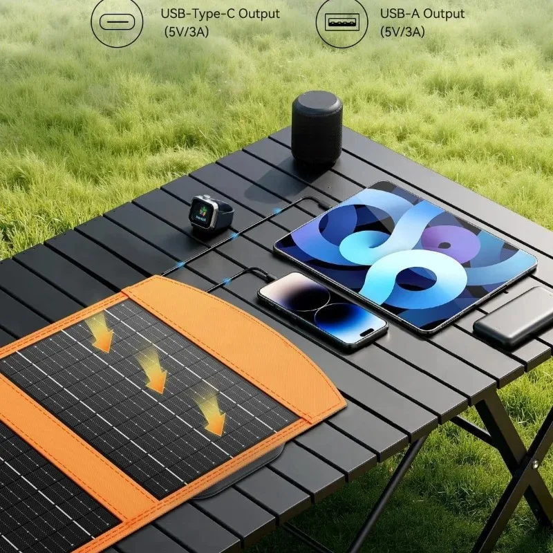 120W Portable Foldable Solar Panel Charger Dual Usb High Efficiency Pet Solar Charger For Outdoor Camping Emergency Use
120W Portable Foldable Solar Panel Charger Dual Usb High Efficiency Pet Solar Charger For Outdoor Camping Emergency Use
