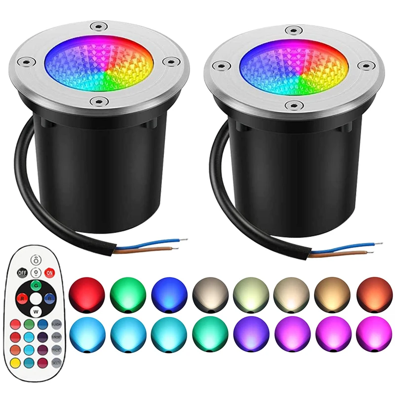 Nice LED Underground Lamp RGBW Landscape Lighting Color Change Waterproof Outdoor 12V 220V In-Ground Light For Garden Path Step
Nice LED Underground Lamp RGBW Landscape Lighting Color Change Waterproof Outdoor 12V 220V In-Ground Light For Garden Path Step