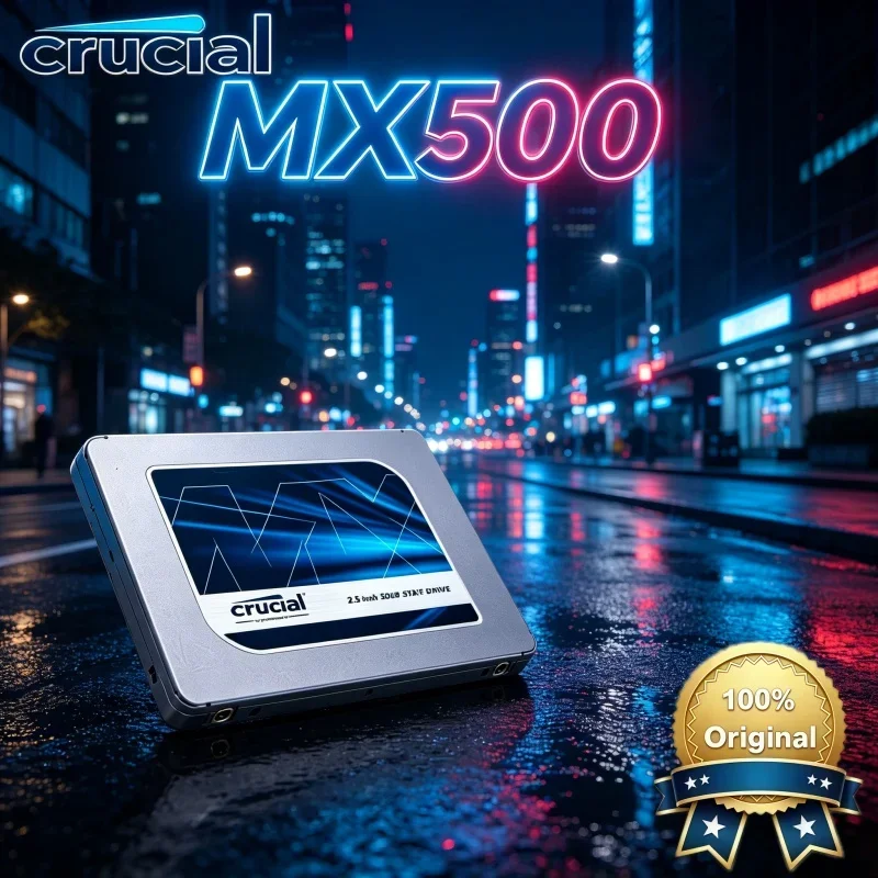 Crucial MX500 2.5 Inch SATA III SSD High Speed 3D NAND Internal Solid State Drive 2TB Storage Disk For Laptop Desktop Gaming PC
Crucial MX500 2.5 Inch SATA III SSD High Speed 3D NAND Internal Solid State Drive 2TB Storage Disk For Laptop Desktop Gaming PC
