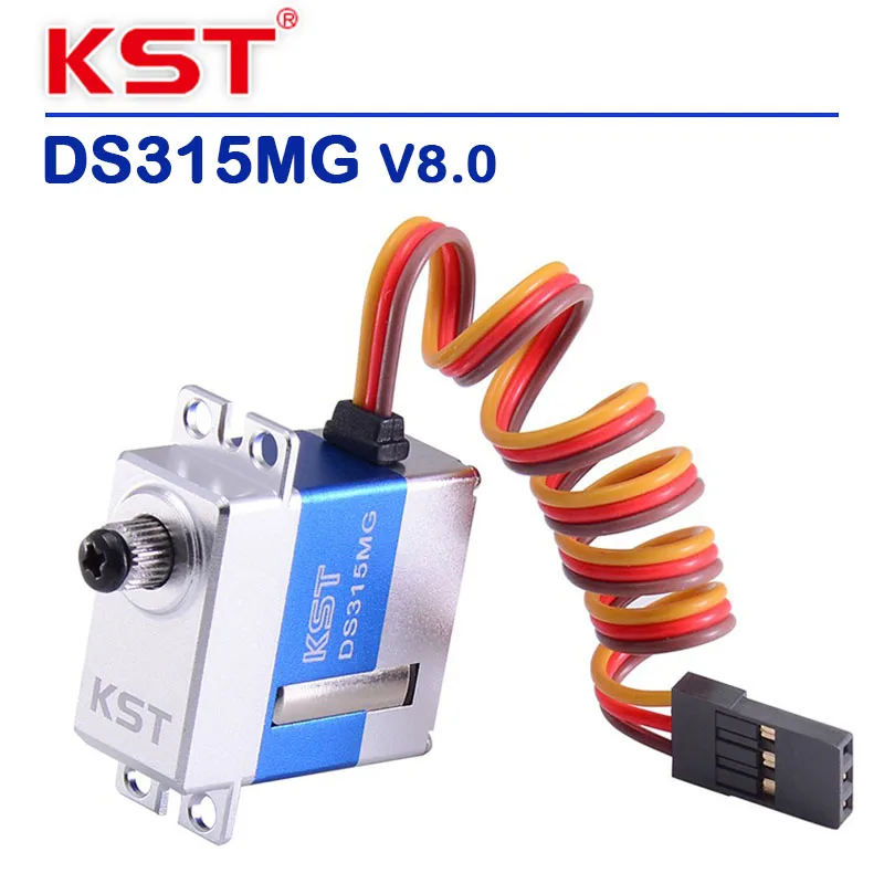 KST DS315MG V8.0 Servo All Metal Large Torque High Pressure 450 Swashplate Model Fixed Wing Servo
KST DS315MG V8.0 Servo All Metal Large Torque High Pressure 450 Swashplate Model Fixed Wing Servo