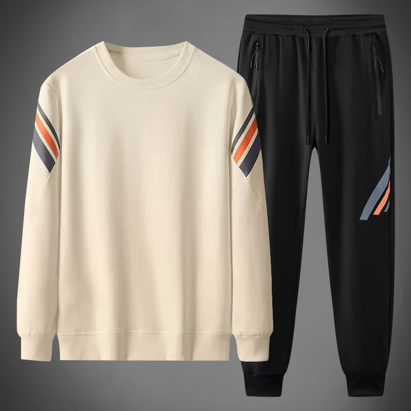 New Men's Set Casual Long sleeved Sweatshirt Long Pants Men's T-shirt Casual Loose Pullover Sports Tracksuit
New Men's Set Casual Long sleeved Sweatshirt Long Pants Men's T-shirt Casual Loose Pullover Sports Tracksuit