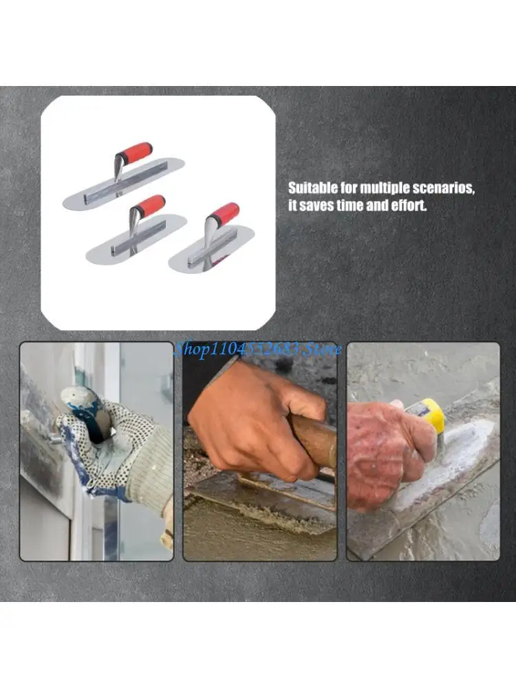 Y6GD Flat Trowel High Hardness Stainless Steel High-Impact Handle Gyprocks Wall-Board Plasterboard Scraper
Y6GD Flat Trowel High Hardness Stainless Steel High-Impact Handle Gyprocks Wall-Board Plasterboard Scraper