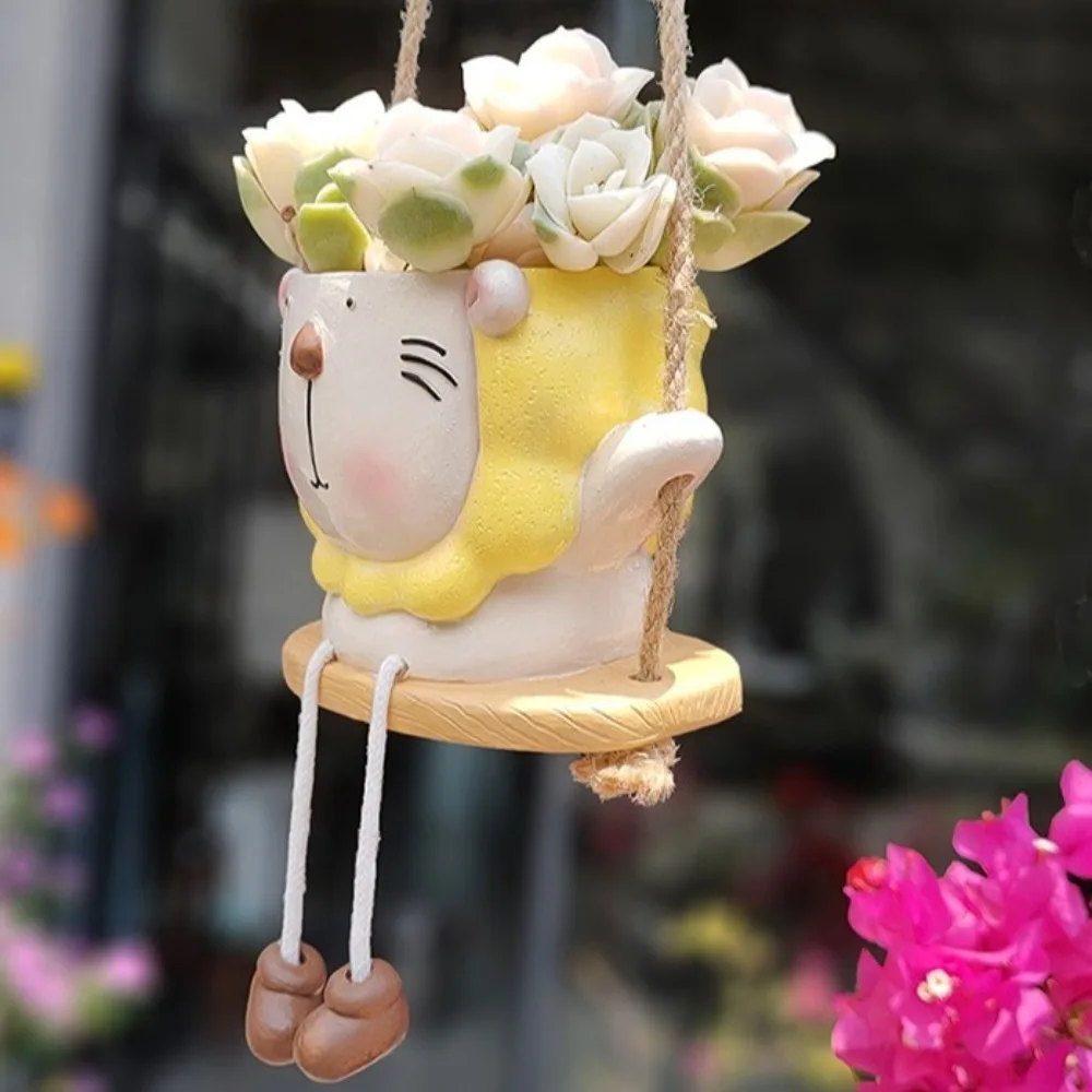 Creative Rustic Style Swing Hanging Basket Resin Crafts Bohemian Animal Planter Unique Wall Mounted Plant Holder Indoor Plants
Creative Rustic Style Swing Hanging Basket Resin Crafts Bohemian Animal Planter Unique Wall Mounted Plant Holder Indoor Plants