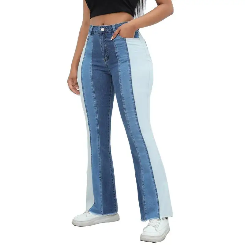 High Waist Wide Leg Bell Bottom Jeans Women's Fashion Elastic Denim High Elasticity Autumn New Style Splicing Process Europea...
High Waist Wide Leg Bell Bottom Jeans Women's Fashion Elastic Denim High Elasticity Autumn New Style Splicing Process Europea...