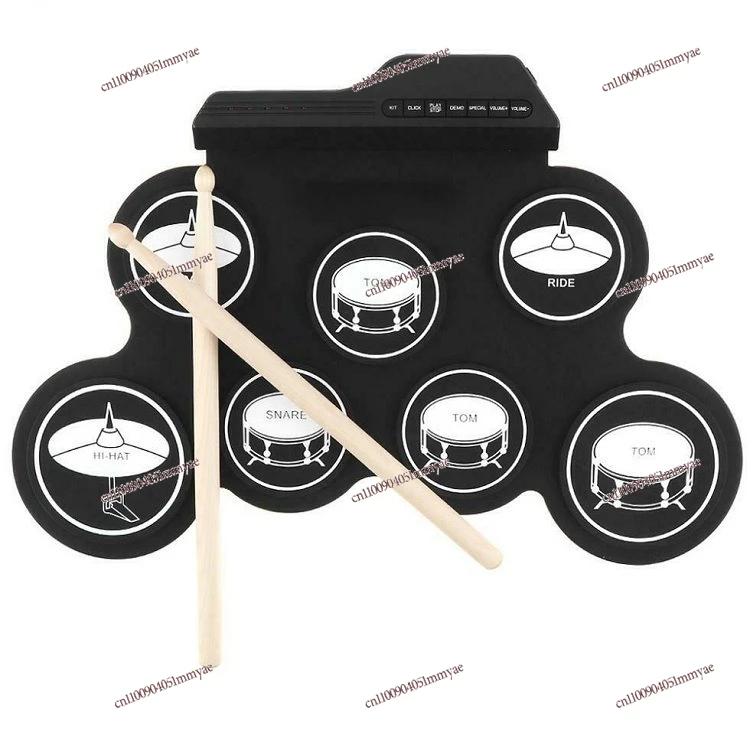 Hand Roll Electronic Drum Percussion Instrument Portable Silicone Hand Roll Drum Jazz USB Electronic
Hand Roll Electronic Drum Percussion Instrument Portable Silicone Hand Roll Drum Jazz USB Electronic