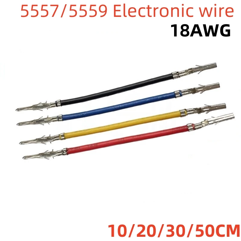 10PCS 5557/5559 male terminal female terminal electronic wire 1007#18awg connection rubber shell wire 18AEG
10PCS 5557/5559 male terminal female terminal electronic wire 1007#18awg connection rubber shell wire 18AEG
