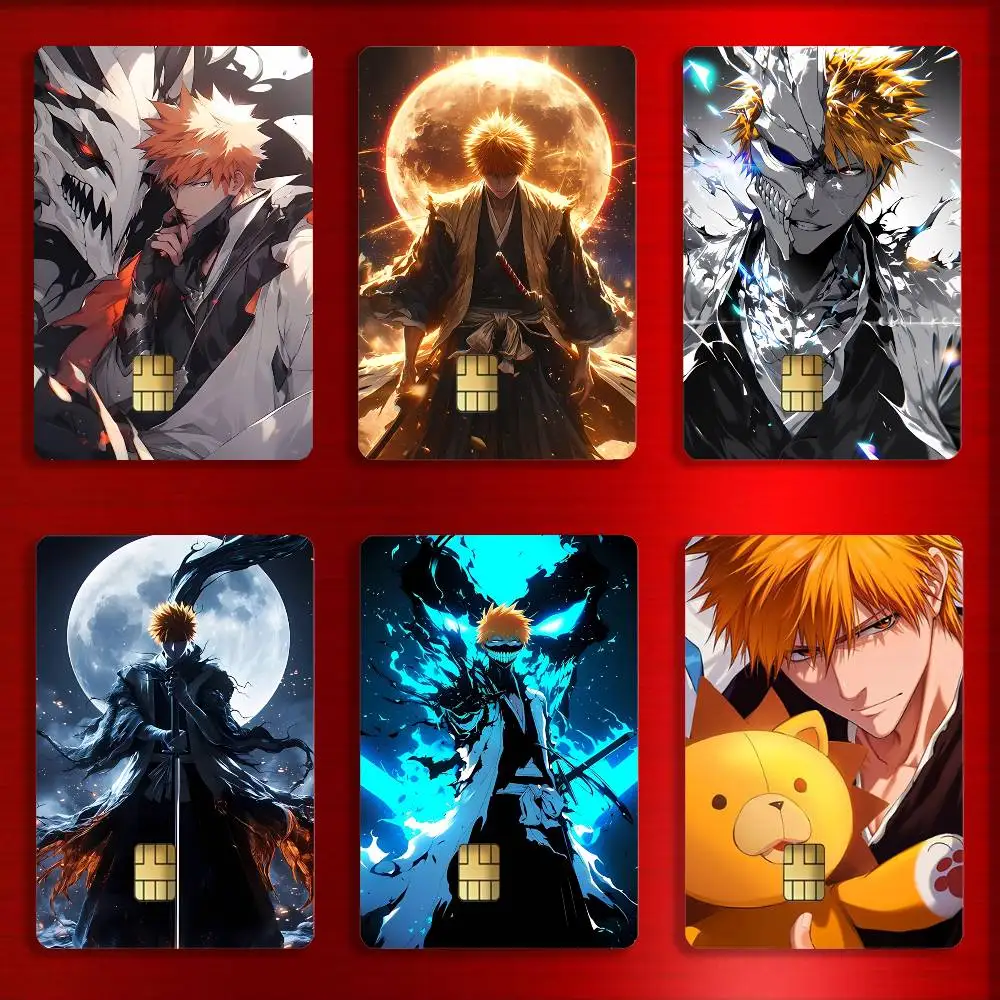 B-Bleach K-Kurosaki Ichigo Card Stickers For Debit Bank Credit Cards Metro Bus Pass Sticker Decoration Cover 4PCS Card Skin
B-Bleach K-Kurosaki Ichigo Card Stickers For Debit Bank Credit Cards Metro Bus Pass Sticker Decoration Cover 4PCS Card Skin