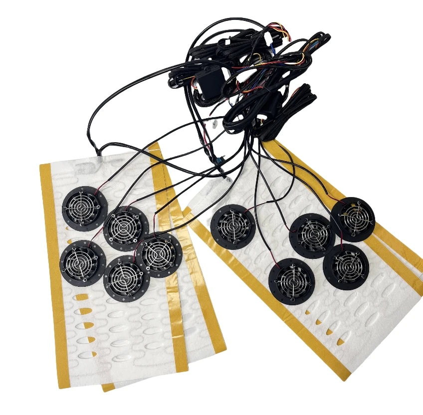 Dual Set Ventilation and Heating System for Toyota LC300 Land Cruiser- 10-Fan Cooling & Heating Pads for Ultimate Seat Comfort
Dual Set Ventilation and Heating System for Toyota LC300 Land Cruiser- 10-Fan Cooling & Heating Pads for Ultimate Seat Comfort