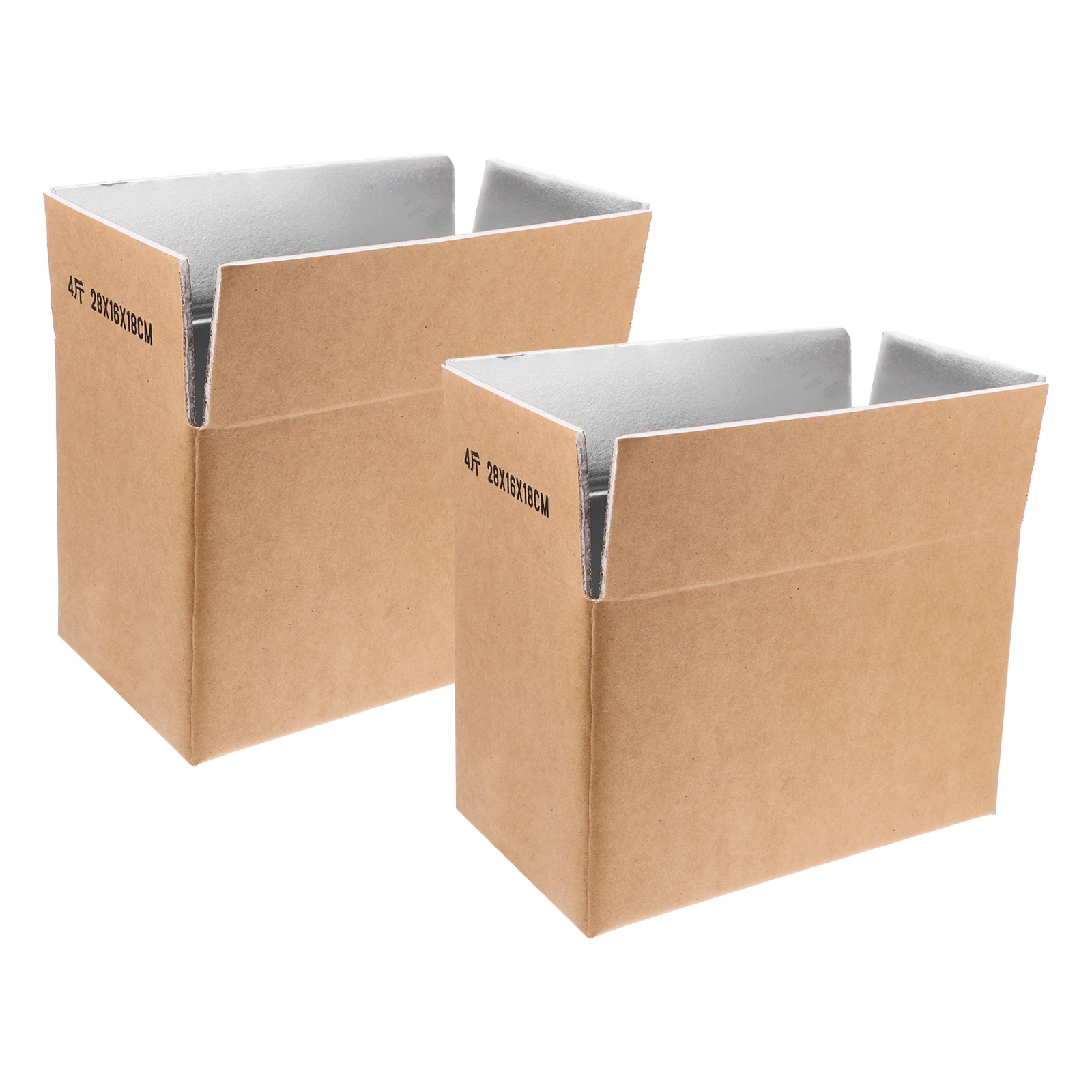 2pcs Aluminum Insulated Boxes Thermal Cooler Containers Thermal Insulation Sleeve Packaging Supplies for Shipping Food Storage
2pcs Aluminum Insulated Boxes Thermal Cooler Containers Thermal Insulation Sleeve Packaging Supplies for Shipping Food Storage