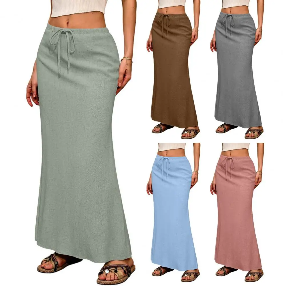 Maxi Dress Flowing Boho Style Outfit Elegant Boho Style Maxi Skirt with High Waist Adjustable Drawstring Featuring Skirt
Maxi Dress Flowing Boho Style Outfit Elegant Boho Style Maxi Skirt with High Waist Adjustable Drawstring Featuring Skirt