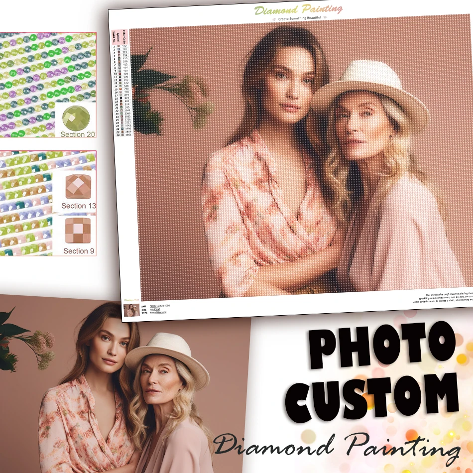 SDOYUNO Photo Custom Diamond Painting 5D DIY Diamond Embroidery Full Round Full Square Drill Cross Stitch Rhinestone Of Picture
SDOYUNO Photo Custom Diamond Painting 5D DIY Diamond Embroidery Full Round Full Square Drill Cross Stitch Rhinestone Of Picture