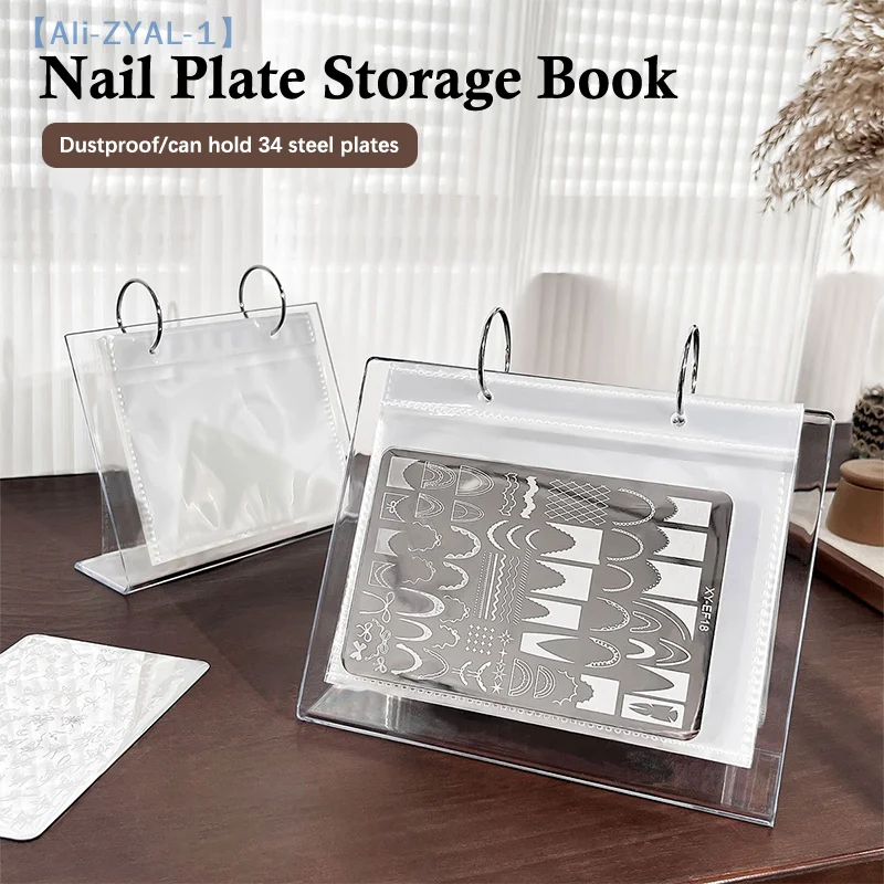 【ZYAL-1】Nail Art Stamping Plate Holder Nail Art Printed Steel Plate Storage Book Sticker Card Storage Bag Display Rack
【ZYAL-1】Nail Art Stamping Plate Holder Nail Art Printed Steel Plate Storage Book Sticker Card Storage Bag Display Rack