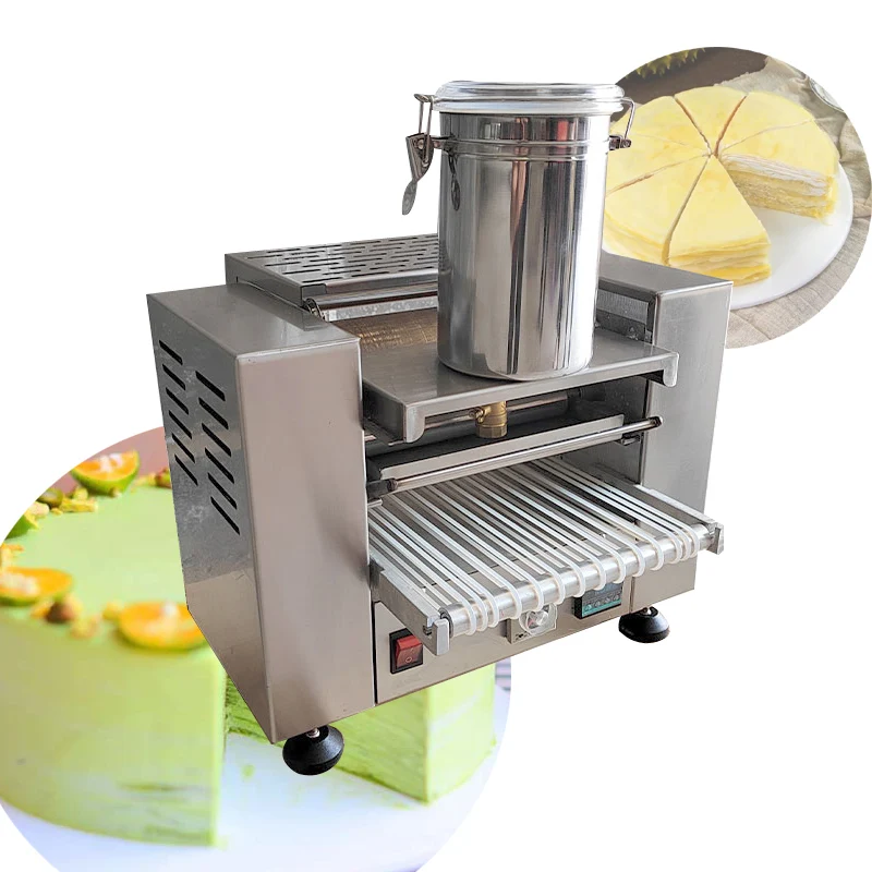 Electric Thousand Layer Cake Machine Automatic Pancake Making Machine Food Grade Spring Roll Skin Maker
Electric Thousand Layer Cake Machine Automatic Pancake Making Machine Food Grade Spring Roll Skin Maker