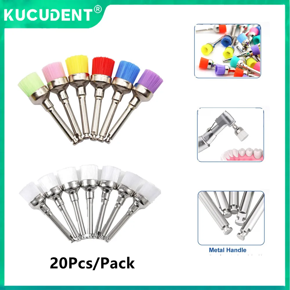 20Pcs Dental Prophy Polishing Brush Nylon Bowl Cup Polisher Bristle Brushes RA Latch Type Teeth Whitening Colorful Dentist Tools
20Pcs Dental Prophy Polishing Brush Nylon Bowl Cup Polisher Bristle Brushes RA Latch Type Teeth Whitening Colorful Dentist Tools
