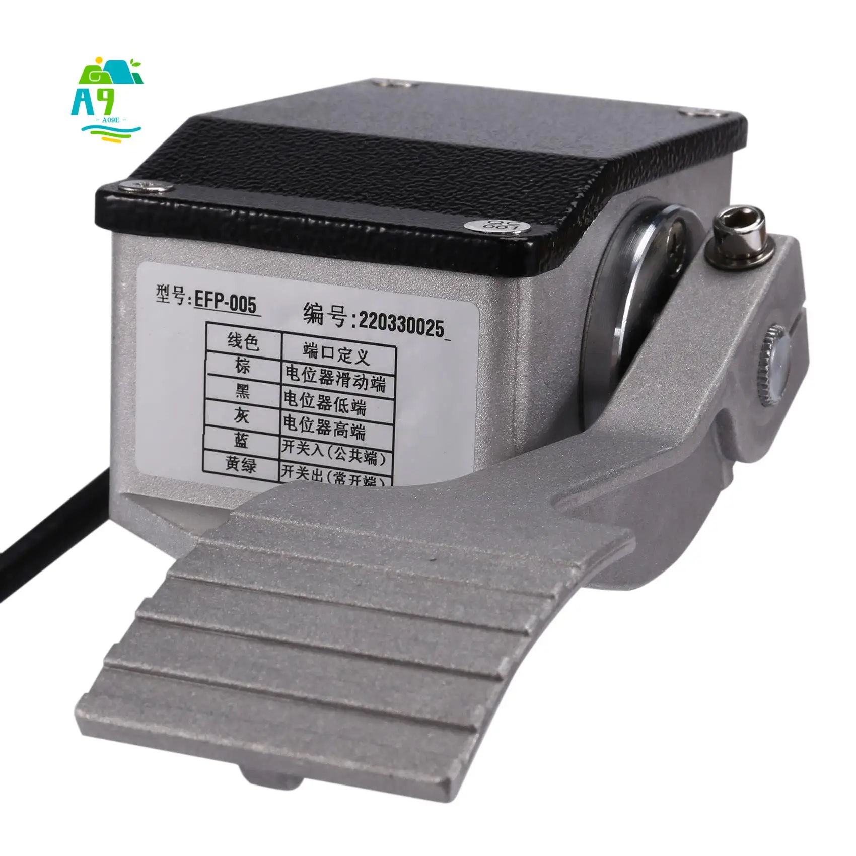 A09E-Forklift Throttle Foot EFP-005 0-5K Electric Accelerator For EV Curtis Throttle Pedal
A09E-Forklift Throttle Foot EFP-005 0-5K Electric Accelerator For EV Curtis Throttle Pedal