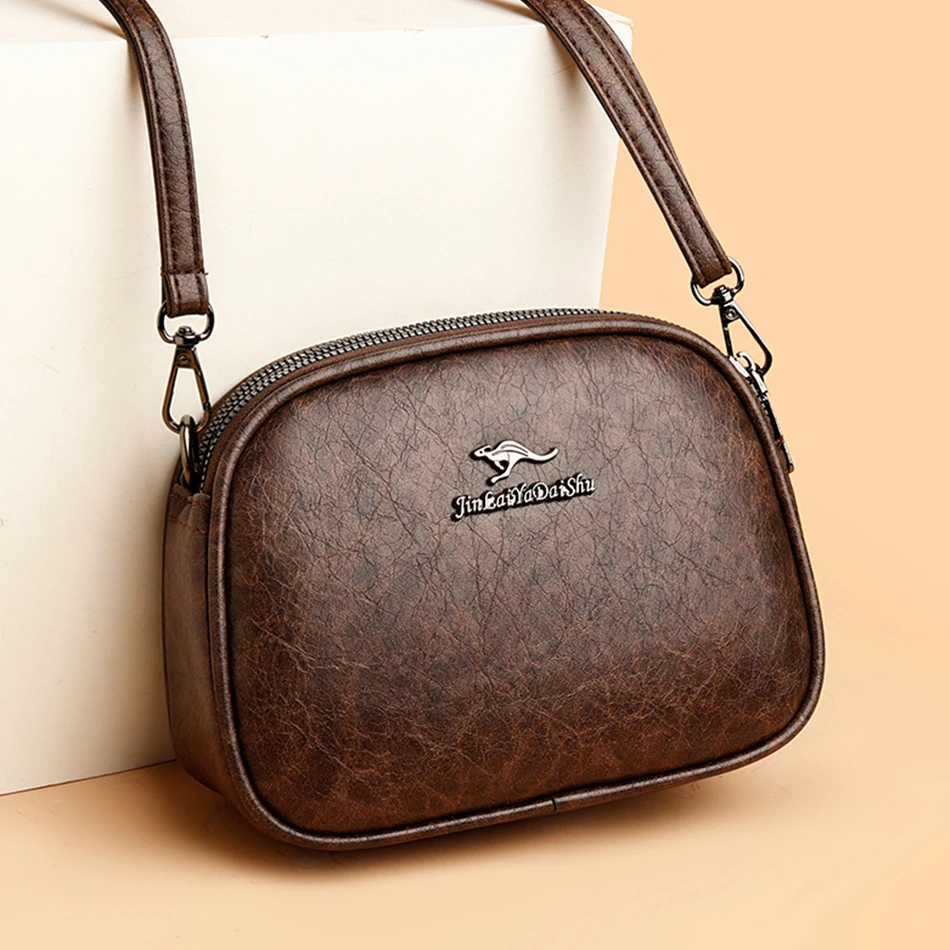 Fashion Simple Women's Shoulder crossbody Bag Multi-pocket Soft Leather Messenger Bag Luxury Designed Ladies Handbags and Purses
Fashion Simple Women's Shoulder crossbody Bag Multi-pocket Soft Leather Messenger Bag Luxury Designed Ladies Handbags and Purses