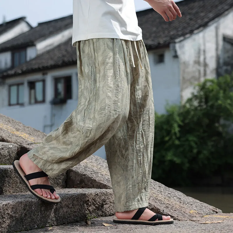 Summer Plus Size Chinese Style Tencel Pants Loose Fit Comfortable Wide-Leg Trousers Lightweight Breathable High-Waist Bottom 5XL
Summer Plus Size Chinese Style Tencel Pants Loose Fit Comfortable Wide-Leg Trousers Lightweight Breathable High-Waist Bottom 5XL