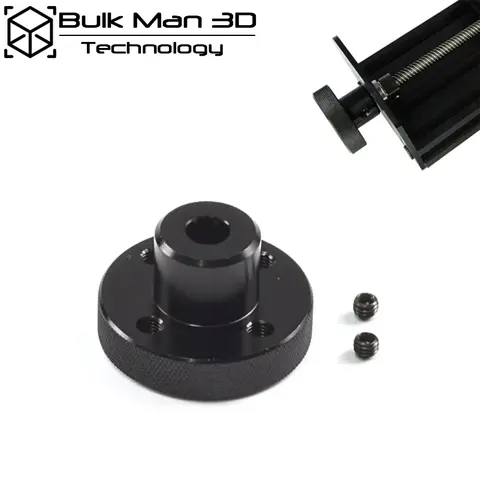 Componenti standard universali Manopola Jog CNC per vite di piombo TR8 Foro da 8 mm Dado con impugnatura zigrinata Accessori per stampante 3D CNC