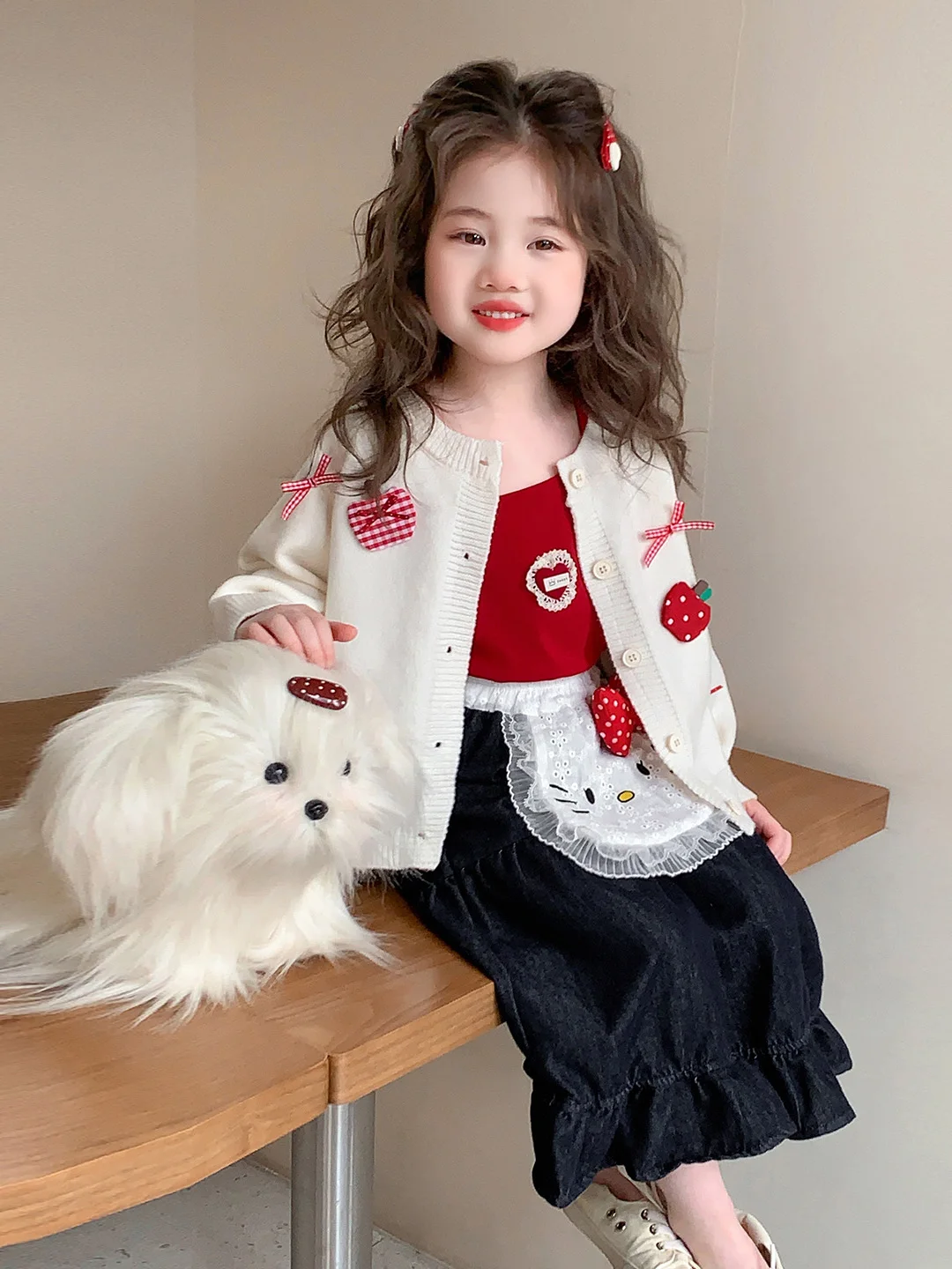 Spring 2026 Girls Casual Sweet Sle Cartoon Print Bell Bot Denim Pants Faionable Trendy Children's Long Straight Leg Jeans
Spring 2026 Girls Casual Sweet Sle Cartoon Print Bell Bot Denim Pants Faionable Trendy Children's Long Straight Leg Jeans