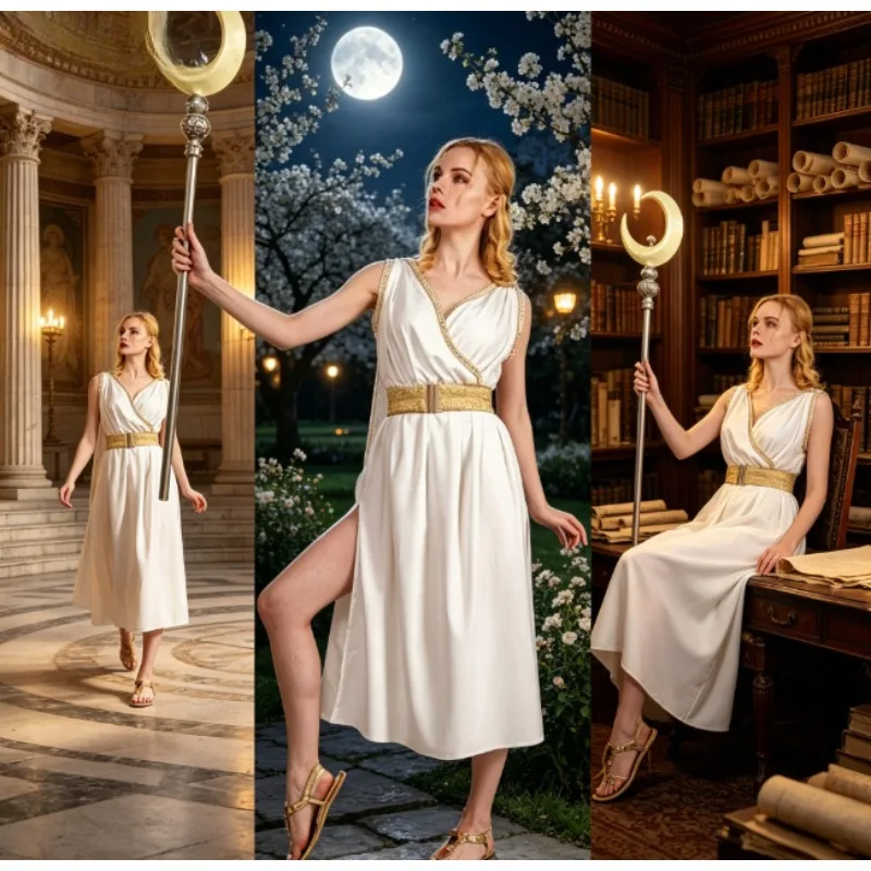 Women‘s Ancient Greek Toga – One Shoulder Maxi Gown for – Lightweight & Elegant – Ideal for Cosplay Renaissance Stage
Women‘s Ancient Greek Toga – One Shoulder Maxi Gown for – Lightweight & Elegant – Ideal for Cosplay Renaissance Stage