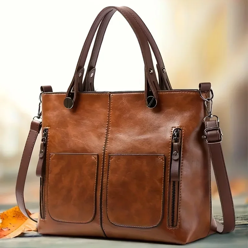 Women's Bag Fashion Classical Style Crossbody Handbag Retro PU Leather Shoulder and Purse Casual Bag Daily
Women's Bag Fashion Classical Style Crossbody Handbag Retro PU Leather Shoulder and Purse Casual Bag Daily