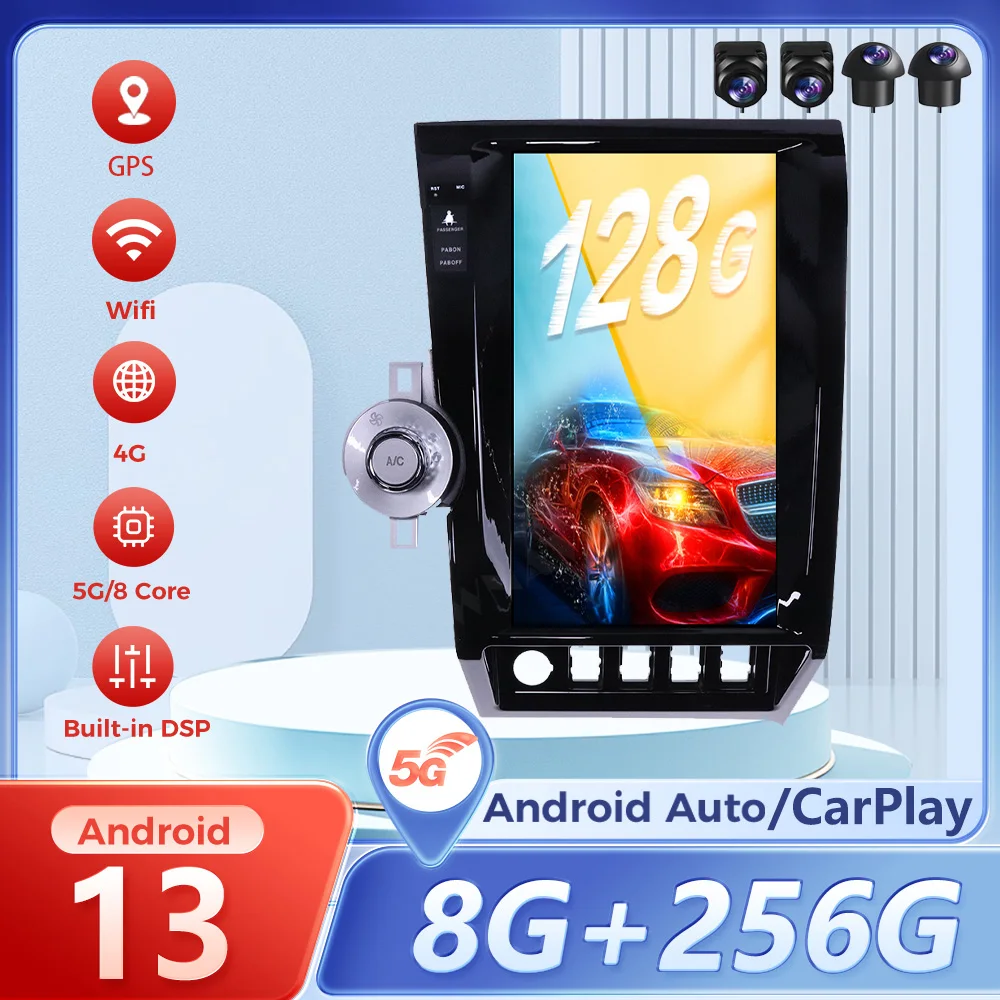 Мультимедийное видео автомобильное радио GPS для Toyota Tundra 2007-2011, Android 13, стерео DVD-плеер, стерео радио, головное устройство с вертикальным экраном
Мультимедийное видео автомобильное радио GPS для Toyota Tundra 2007-2011, Android 13, стерео DVD-плеер, стерео радио, головное устройство с вертикальным экраном