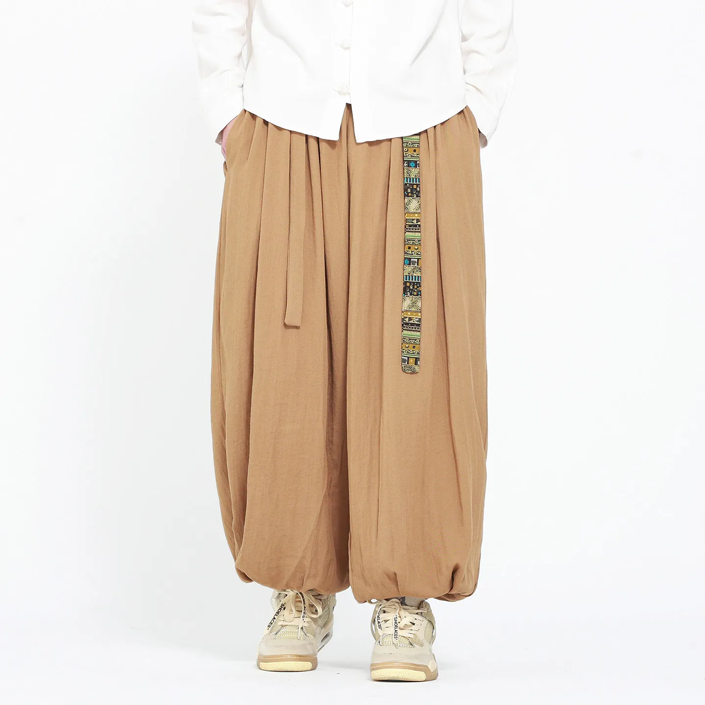 Pants Men Oversize Casual Comfortable Wide Leg Trousers Male Japanese Costume Ukiyo-e Print Belt Trendy Pants Mens Plus Size 5XL
Pants Men Oversize Casual Comfortable Wide Leg Trousers Male Japanese Costume Ukiyo-e Print Belt Trendy Pants Mens Plus Size 5XL