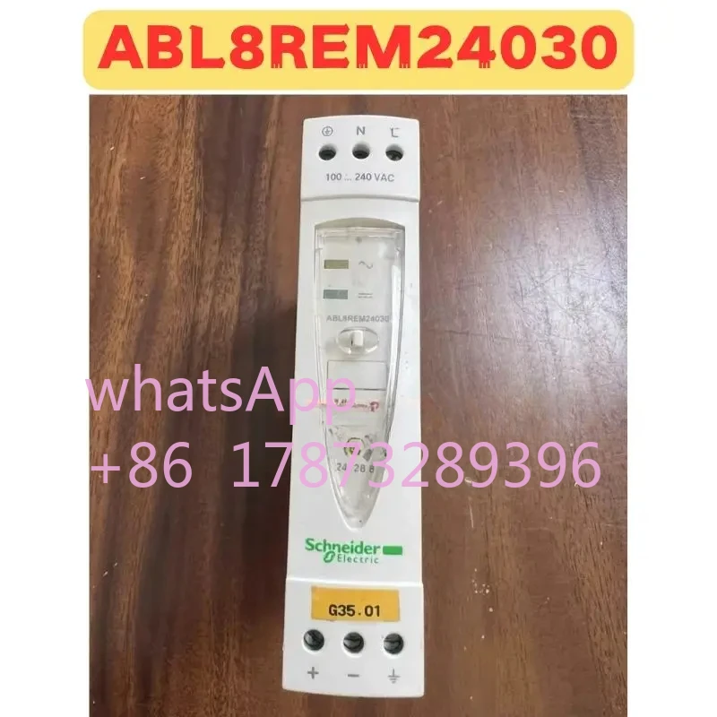 Используемый импульсный источник питания ABL8REM24030 Нормальная функция протестировано в порядке
Используемый импульсный источник питания ABL8REM24030 Нормальная функция протестировано в порядке