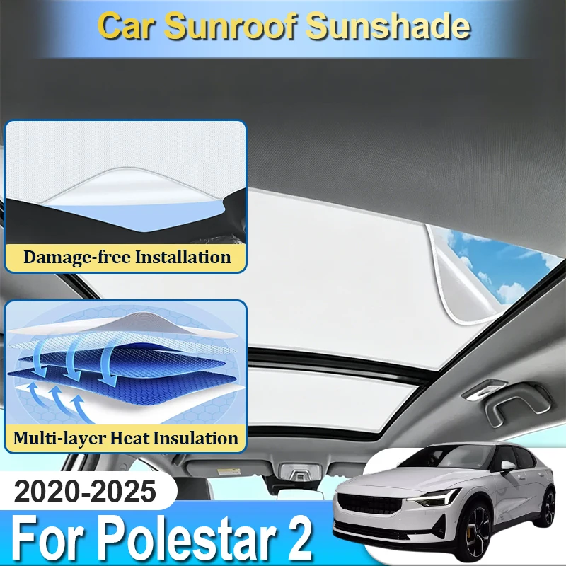For Polestar 2 P317 Accessories 2023 2020~2022 2024 2025 Electrostatic No Glue Sunroof Sunshade Sun Cover Car Part Tool Foldable
For Polestar 2 P317 Accessories 2023 2020~2022 2024 2025 Electrostatic No Glue Sunroof Sunshade Sun Cover Car Part Tool Foldable