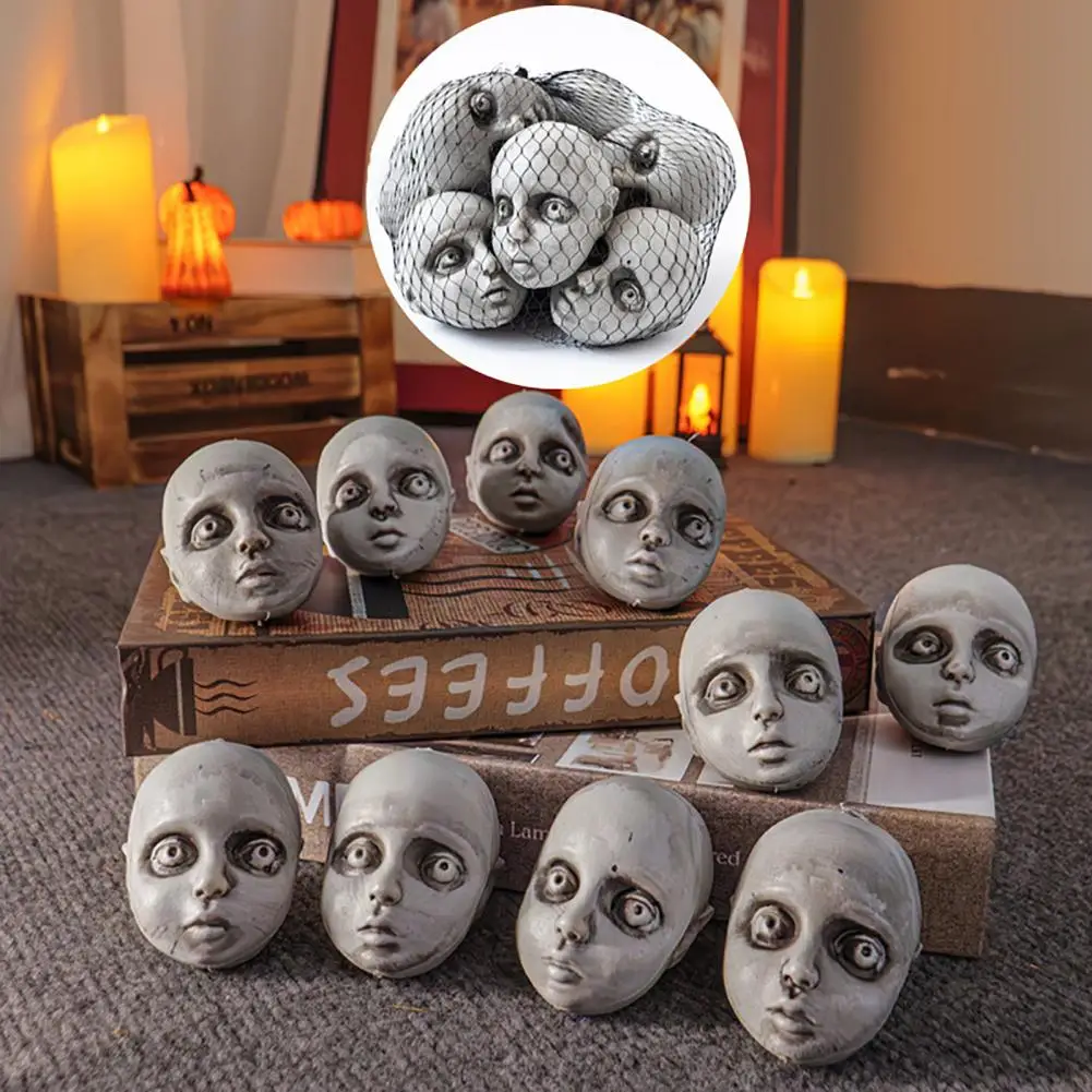 Decorative Halloween Decorations Halloween Ornaments Halloween Baby Doll Head Ornaments for Home Party Decor Set of 10 for Diy
Decorative Halloween Decorations Halloween Ornaments Halloween Baby Doll Head Ornaments for Home Party Decor Set of 10 for Diy