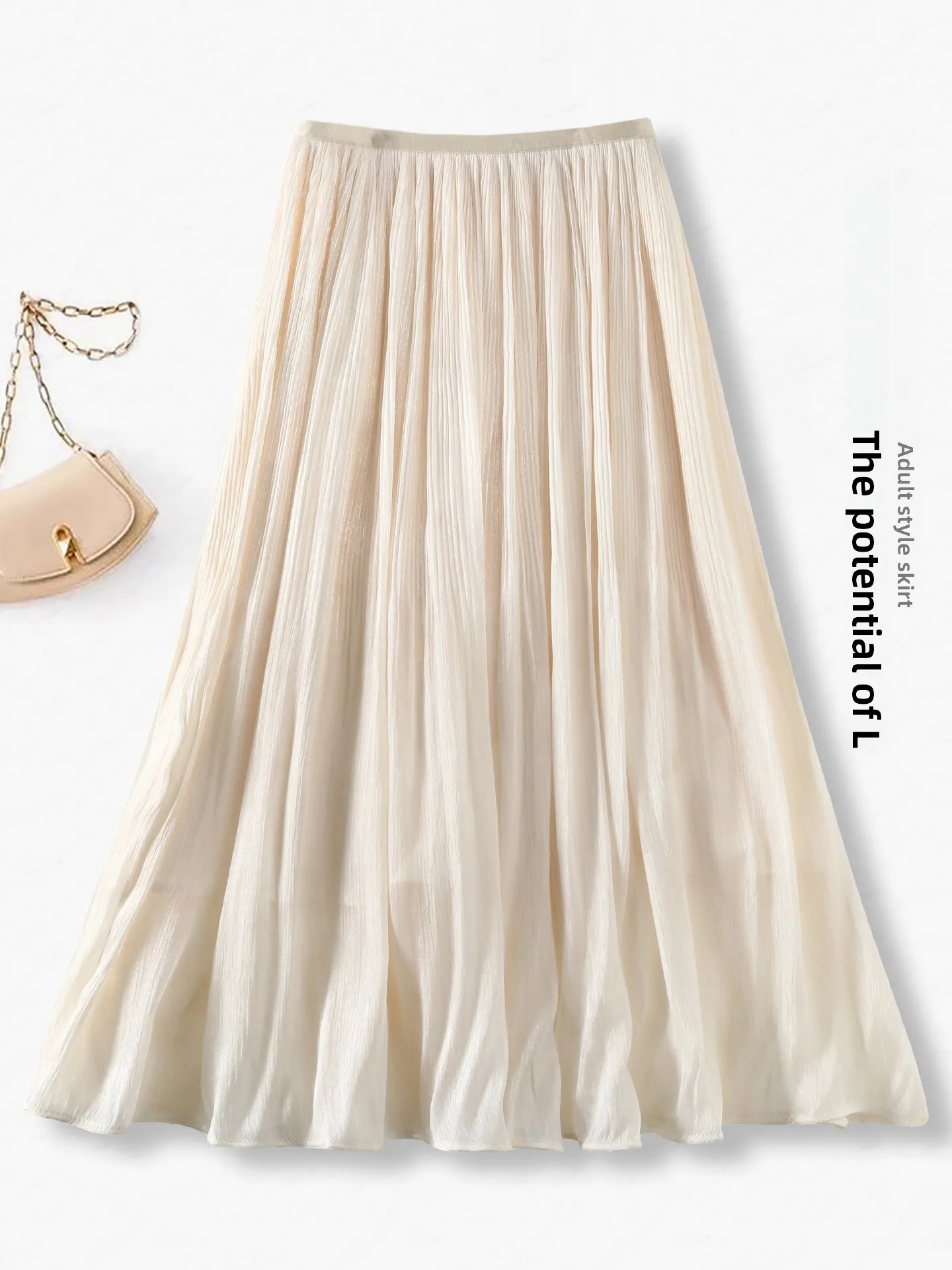 Elegant High Waist A-Line Long Skirt Women's Summer Thin New Style Gauze Skirt Casual Breathable Skin-Friendly Folded Mesh Um...
Elegant High Waist A-Line Long Skirt Women's Summer Thin New Style Gauze Skirt Casual Breathable Skin-Friendly Folded Mesh Um...