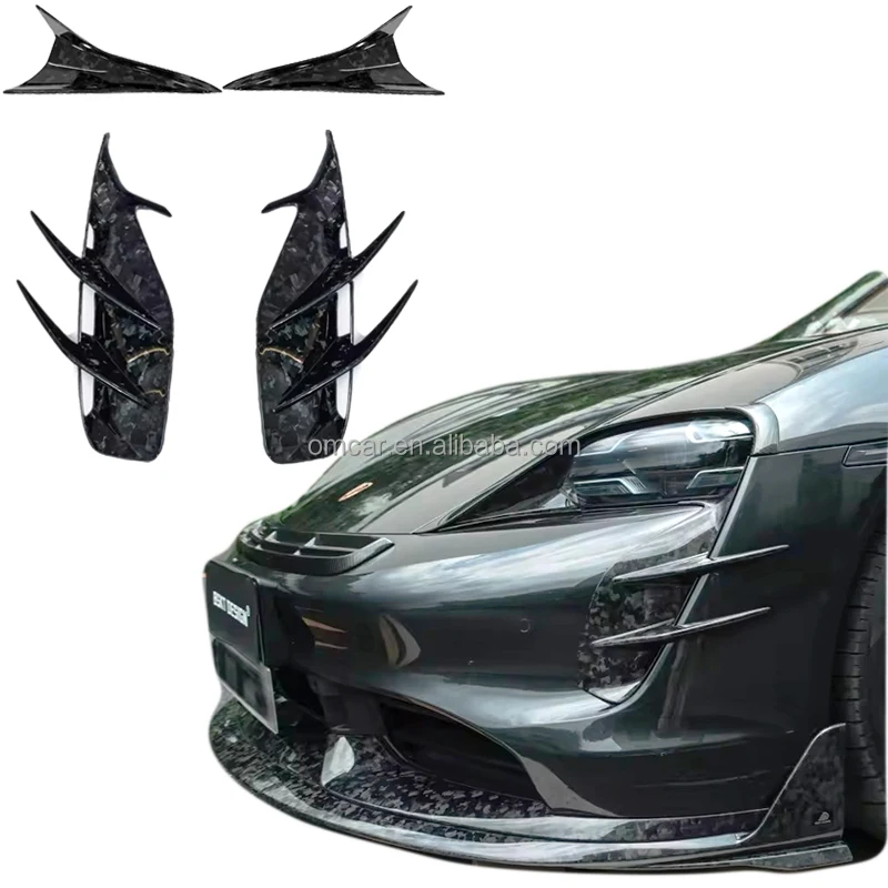 Car Exterior Accessories for Taycan Forged Carbon Fiber Lighting Headlight Decoration Cover for Porsche Taycan 9J1Body Kit
Car Exterior Accessories for Taycan Forged Carbon Fiber Lighting Headlight Decoration Cover for Porsche Taycan 9J1Body Kit