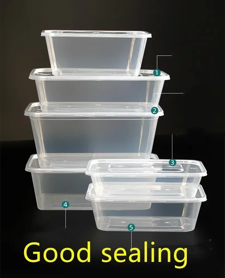 Food Packaging Black Clear Bowl Cover Lid Disposable Round Square Lunch Box Plastic Takeaway Food Box Transparent Fast Food Bowl
Food Packaging Black Clear Bowl Cover Lid Disposable Round Square Lunch Box Plastic Takeaway Food Box Transparent Fast Food Bowl