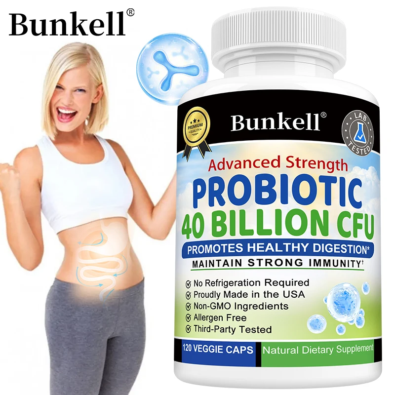 Probiotics Capsules 40 Billion CFU, Gut Flora Balance, Digestive & Intestinal Wellness, Daily Immune Support for Men & Women
Probiotics Capsules 40 Billion CFU, Gut Flora Balance, Digestive & Intestinal Wellness, Daily Immune Support for Men & Women