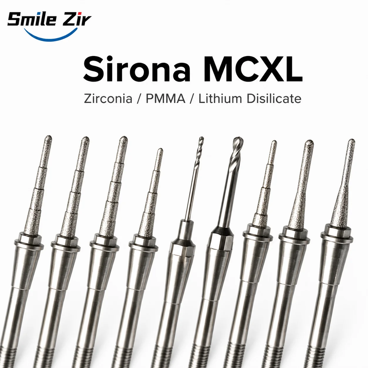 Sirona Cerec MCXL Wet Milling Burs Step Bur 12s Cylinder Pointed Bur for Cad Cam System for Disilicate Lithium Blocks Laboratory
Sirona Cerec MCXL Wet Milling Burs Step Bur 12s Cylinder Pointed Bur for Cad Cam System for Disilicate Lithium Blocks Laboratory