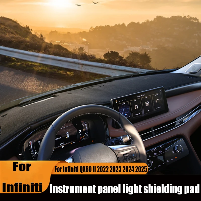 Для Infiniti QX60 II 2022 2023 2024 2025 приборная панель затеняющая подушка для украшения салона автомобиля товары защита от солнца
Для Infiniti QX60 II 2022 2023 2024 2025 приборная панель затеняющая подушка для украшения салона автомобиля товары защита от солнца