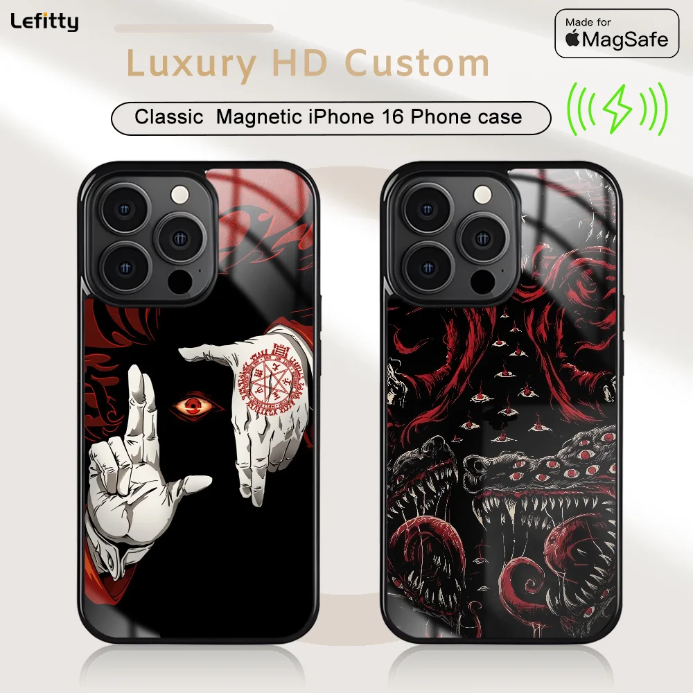 Cool Anime H_Hellsing Phone Case For iPhone 16 15 14 13 12 11 Pro Max Plus Mini Magnetic Magsafe Wireless Charging Cover
Cool Anime H_Hellsing Phone Case For iPhone 16 15 14 13 12 11 Pro Max Plus Mini Magnetic Magsafe Wireless Charging Cover