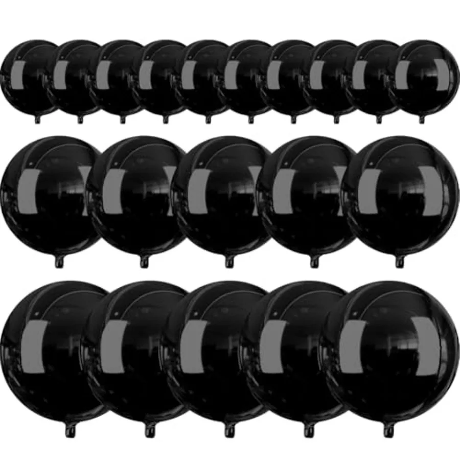 Foil Balloons 20pcs Different Sizes Pack of 22 15 10 Inch Large Round Foil 4D Inflatable Mirror Ball Mylar Balloons for Hallowe
Foil Balloons 20pcs Different Sizes Pack of 22 15 10 Inch Large Round Foil 4D Inflatable Mirror Ball Mylar Balloons for Hallowe