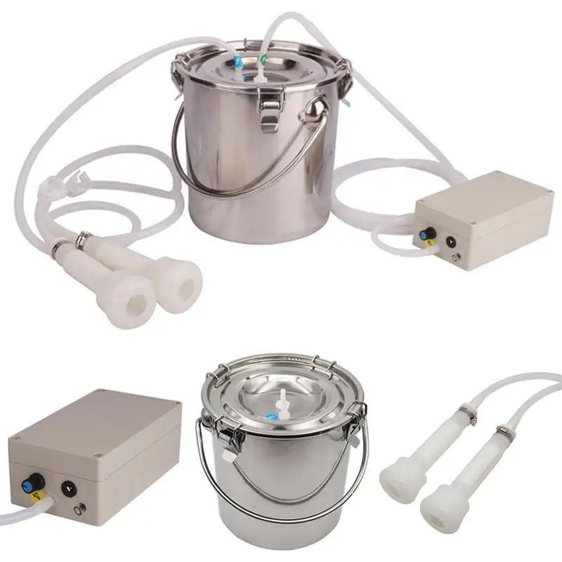 5L Cow Milking Machine Stainless Steel Electric Speed Regulating Milking Machine Automatic Vacuum Pump Farm Breeding Equipment
5L Cow Milking Machine Stainless Steel Electric Speed Regulating Milking Machine Automatic Vacuum Pump Farm Breeding Equipment