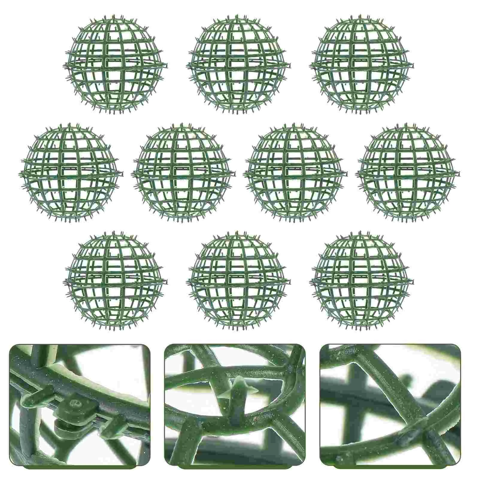 10 Pcs Support Frame Plastic Floral Ball Rack Wedding Bouquets Flower Arrangement Supplies Racks
10 Pcs Support Frame Plastic Floral Ball Rack Wedding Bouquets Flower Arrangement Supplies Racks